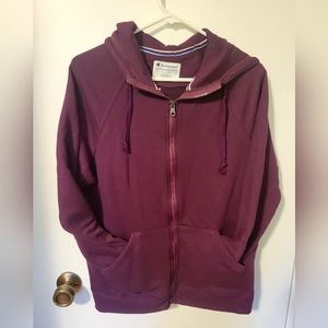 Super soft Champion zip hoodie - like new!